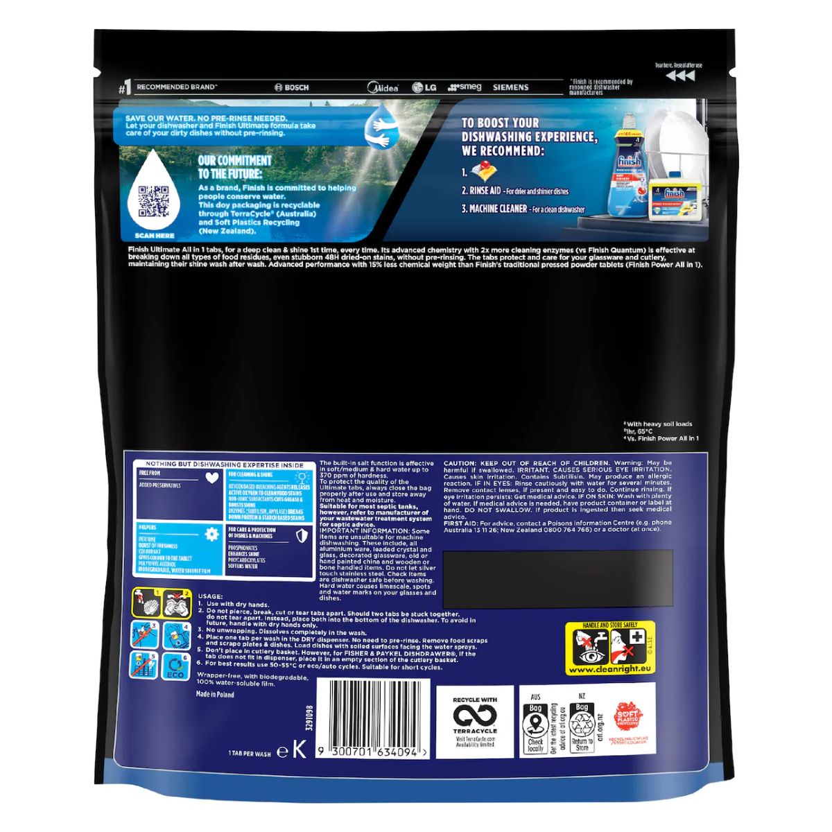Finish Ultimate Lemon x 195 Dishwasher Tablets