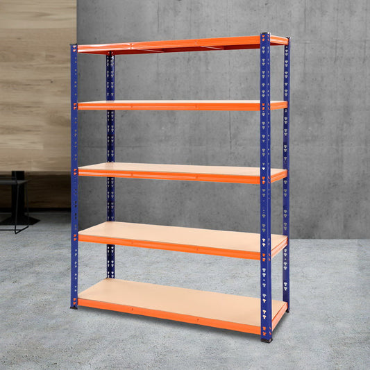 Warehouse Shelving Racking 1.8M Storage Garage Shelves Rack - Steel
