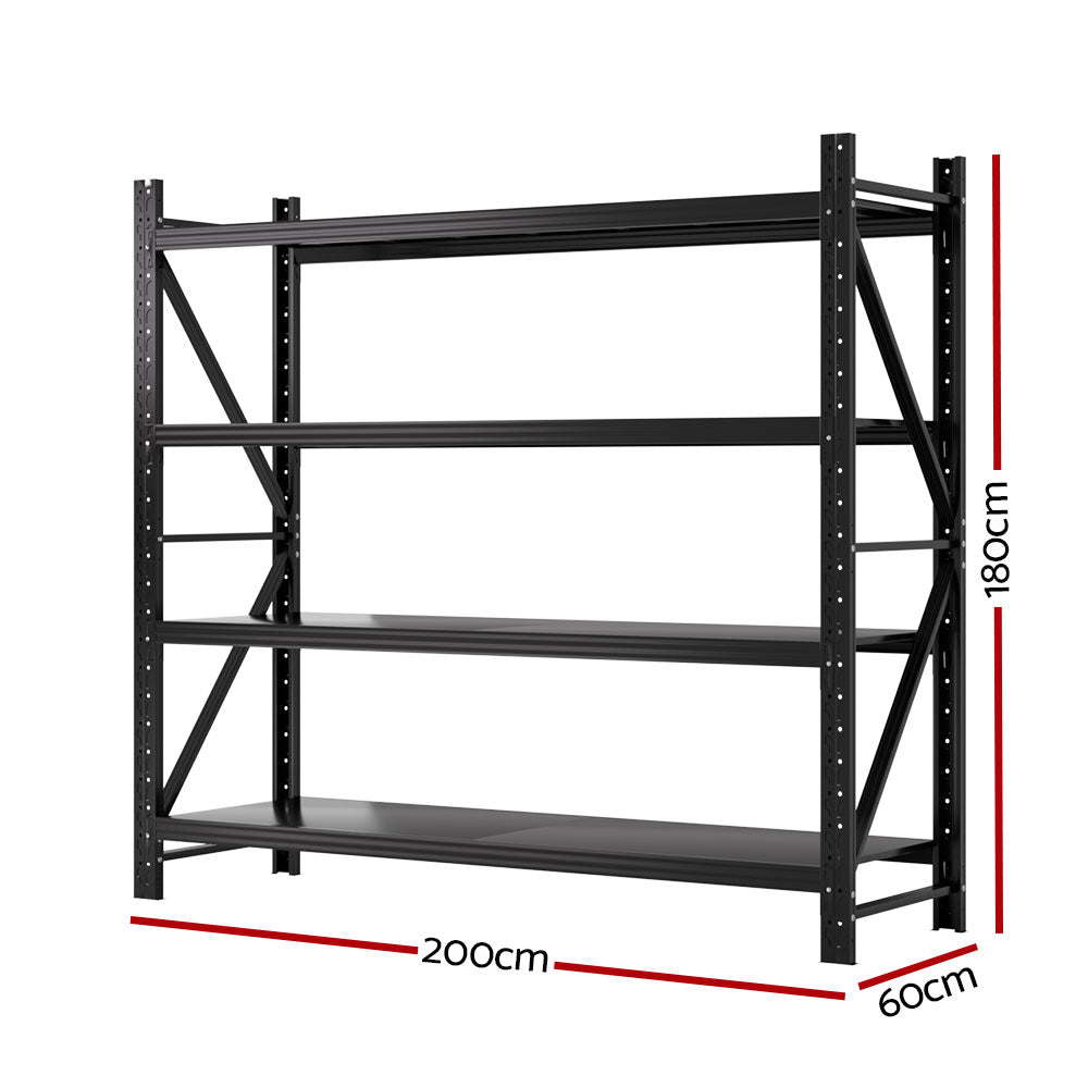 Garage Shelving Warehouse Rack Pallet Storage Shelves Racking 2M x 1.8M