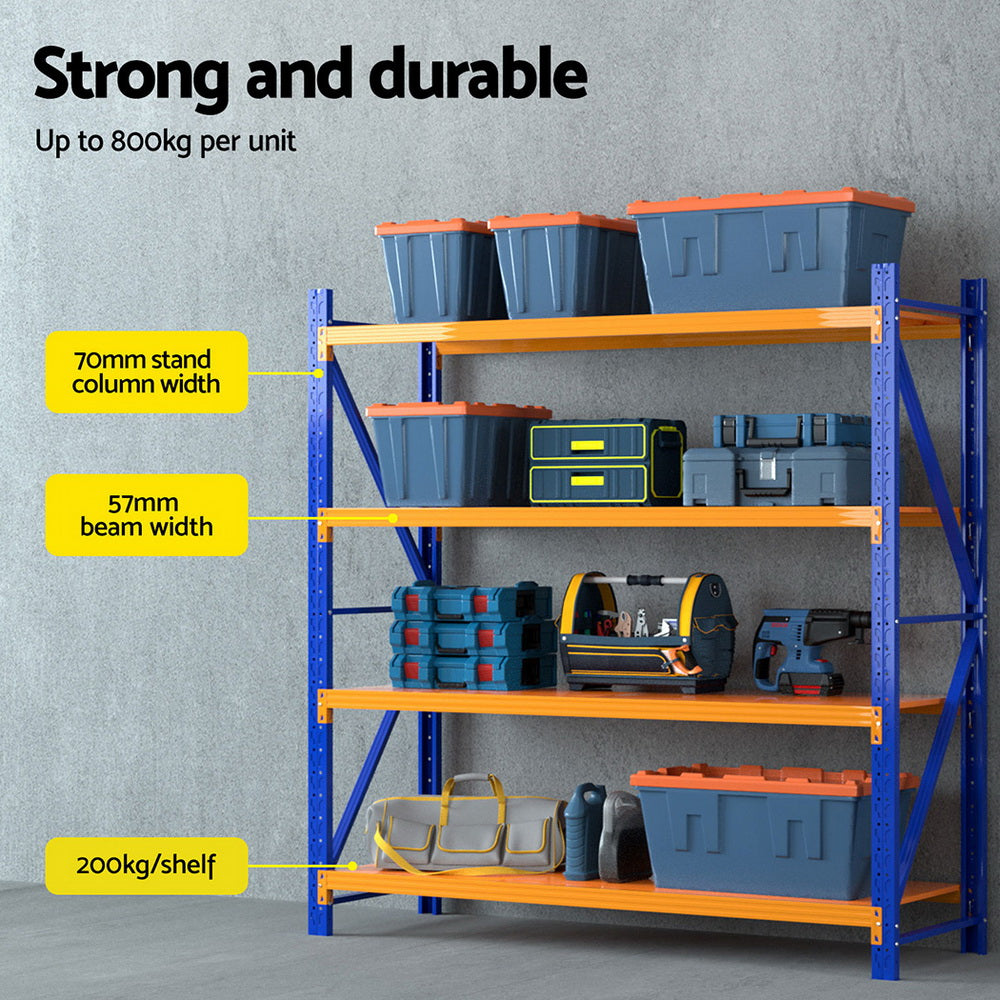 2Mx1.8M Warehouse Shelving Garage Rack