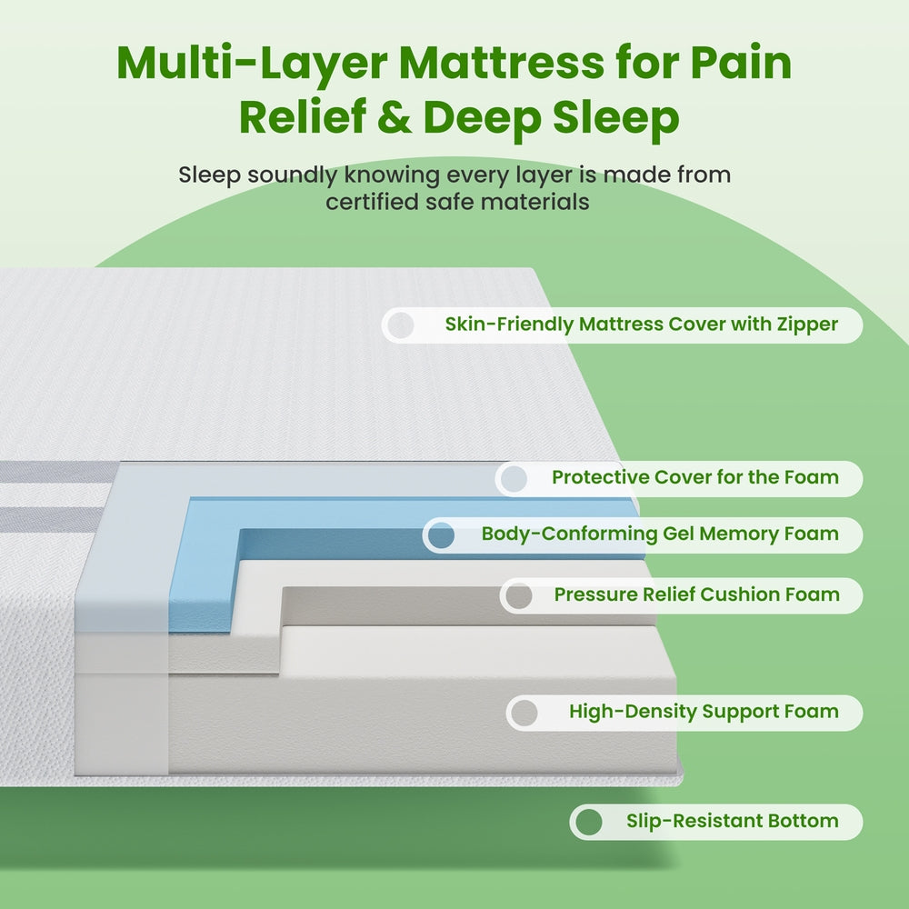 25cm mattress for bedroom sleeping setup
