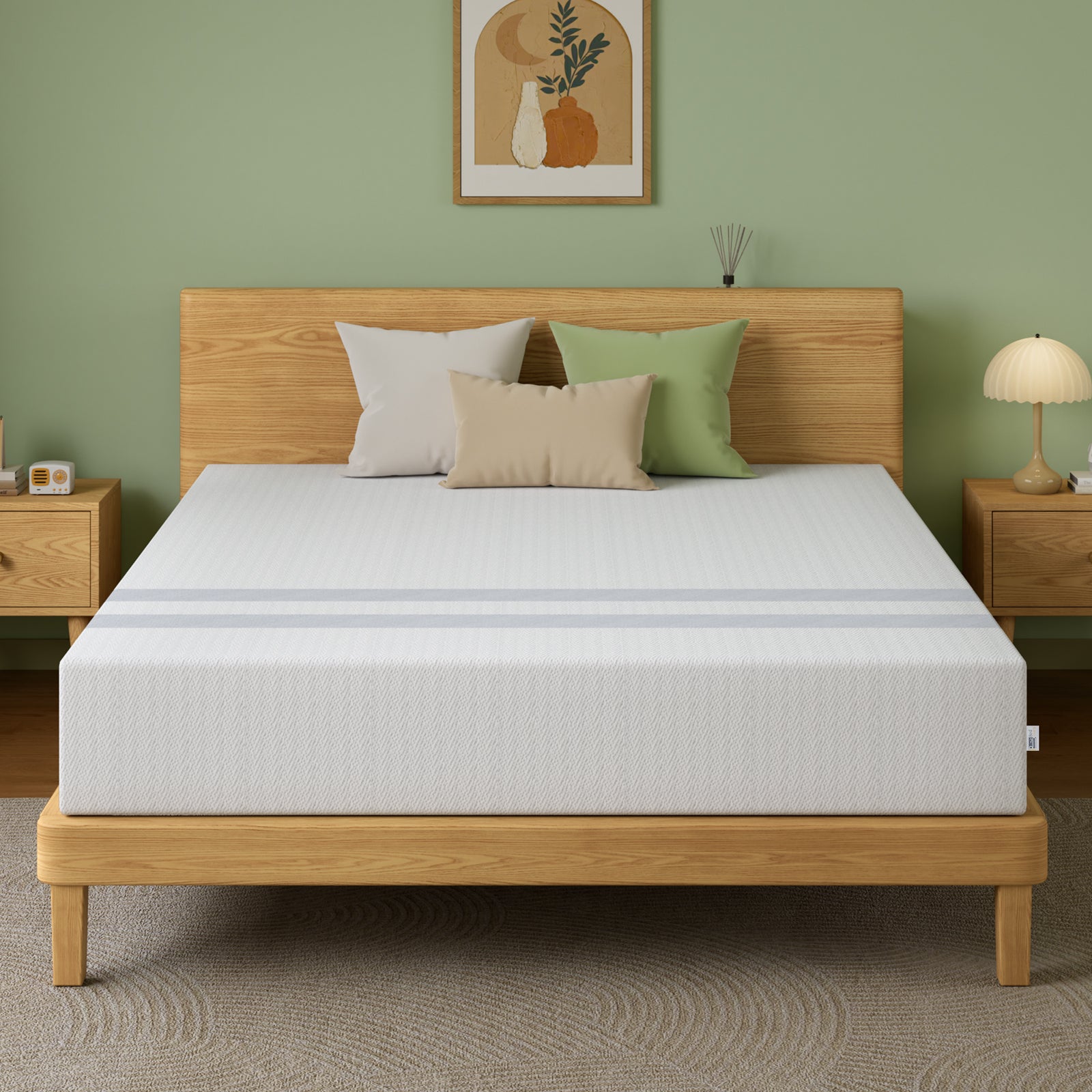 Mattress with bedstory king memory foam