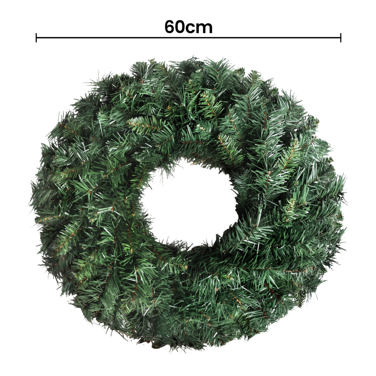 Christmas Wreath 60cm - Green