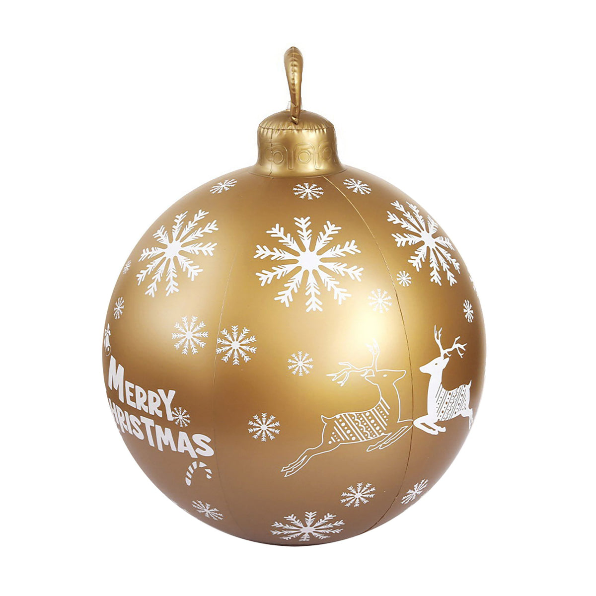 Christmas Inflatable Ball 60cm Decoration Giant Bauble - Gold