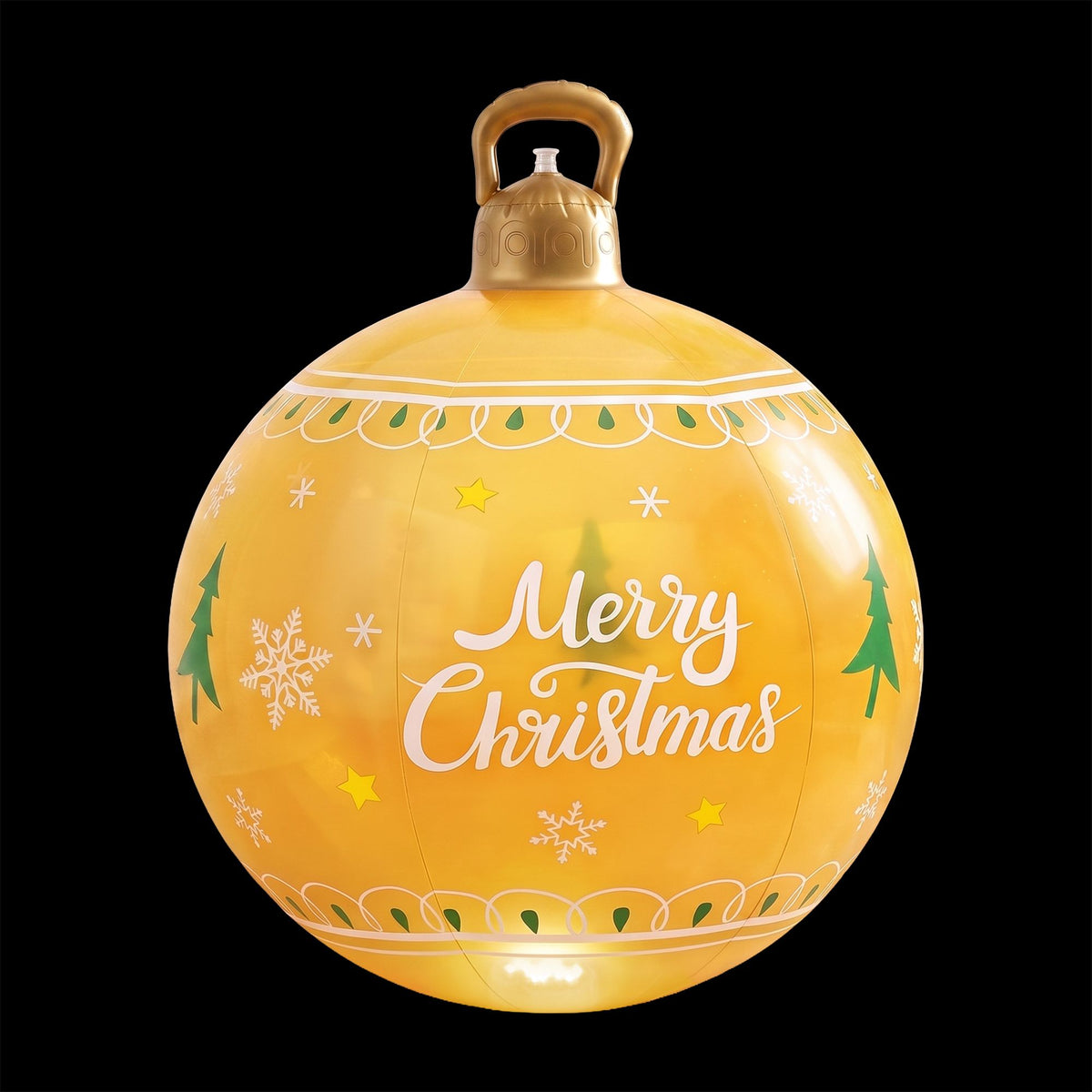 Christmas Inflatable Ball 60CM LED Illuminated Xmas Decoration