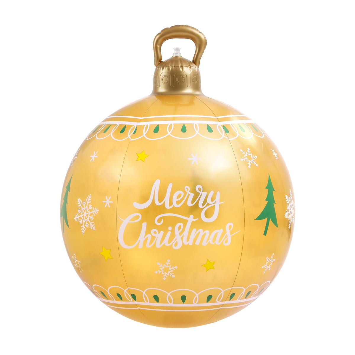 Christmas Inflatable Ball 60CM LED Illuminated Xmas Decoration