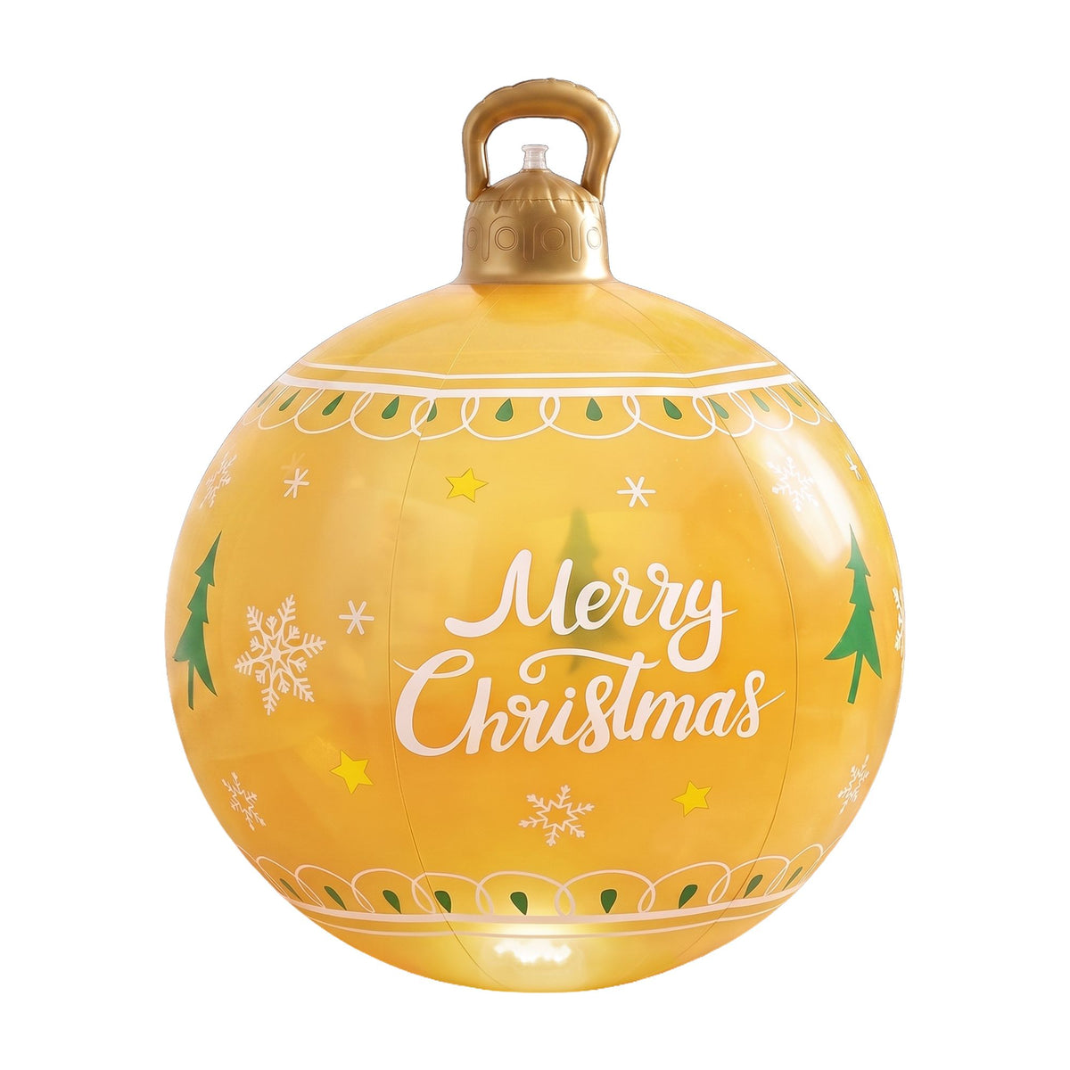 Christmas Inflatable Ball 60CM LED Illuminated Xmas Decoration
