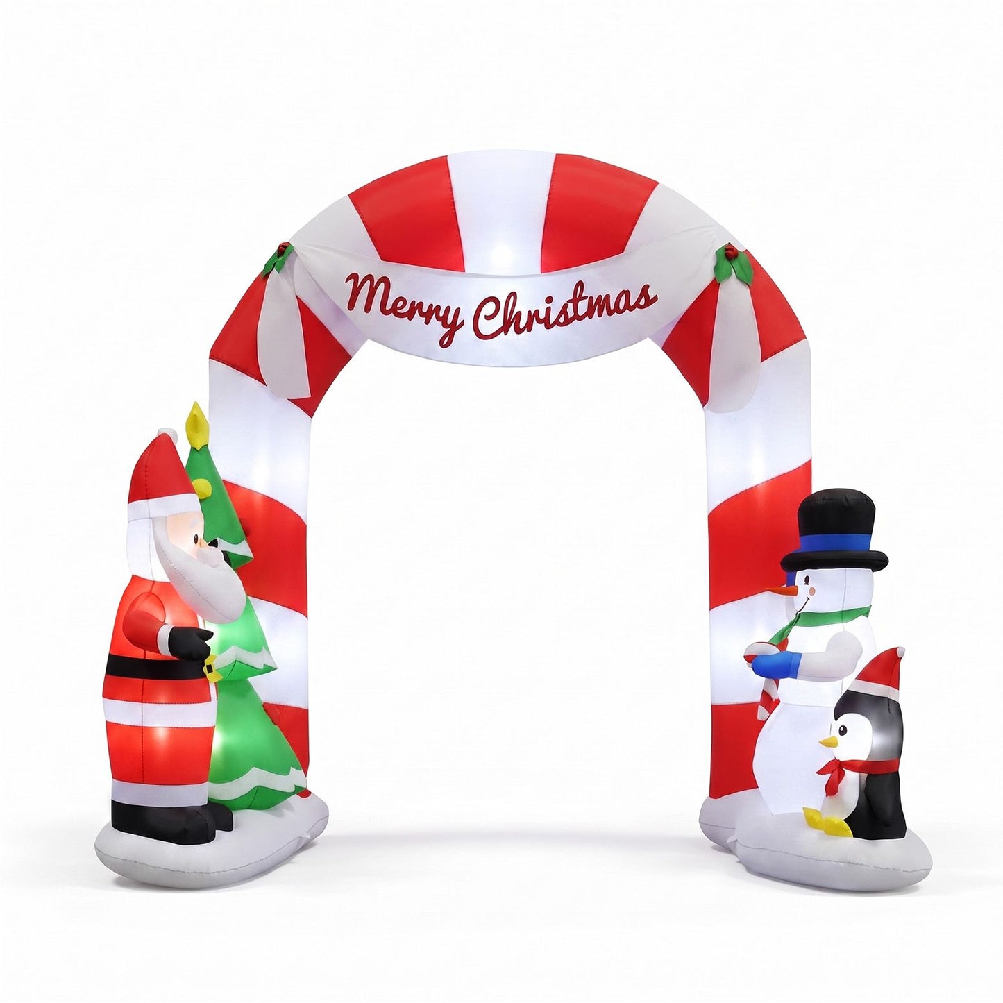 Christmas Inflatable Archway 3M with Santa Xmas Decor LED