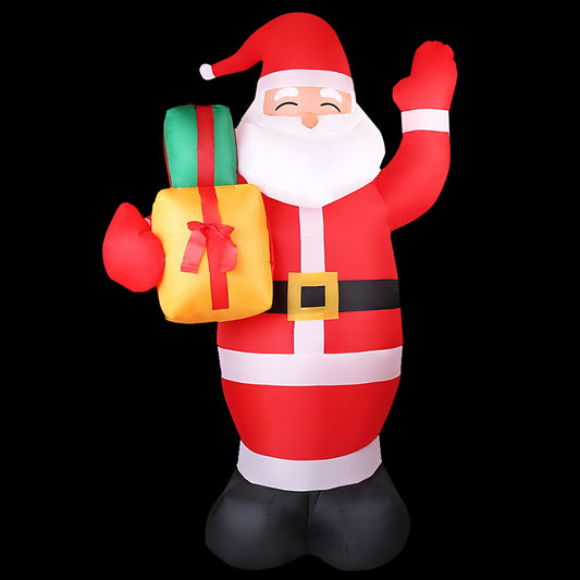 Christmas Inflatable Santa 2.4M - Xmas Light Decor LED Airpower