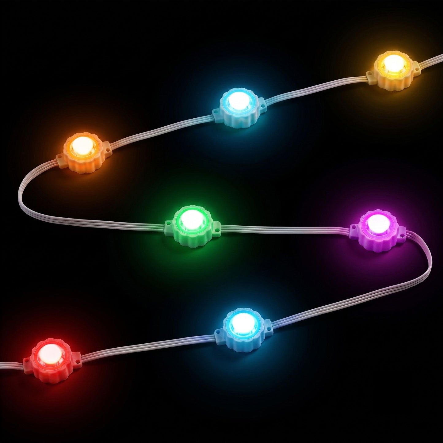 Jingle Jollys 15M Christmas Lights Permanent String Eaves Light 36 LED Decoration