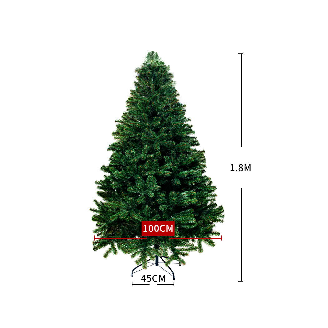SANTACO Christmas Tree 1.8M 6Ft LED 1.8 Meter