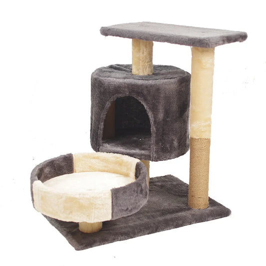 A Cat’s Dream Paradise: Natural Solid Wood Cat Climbing