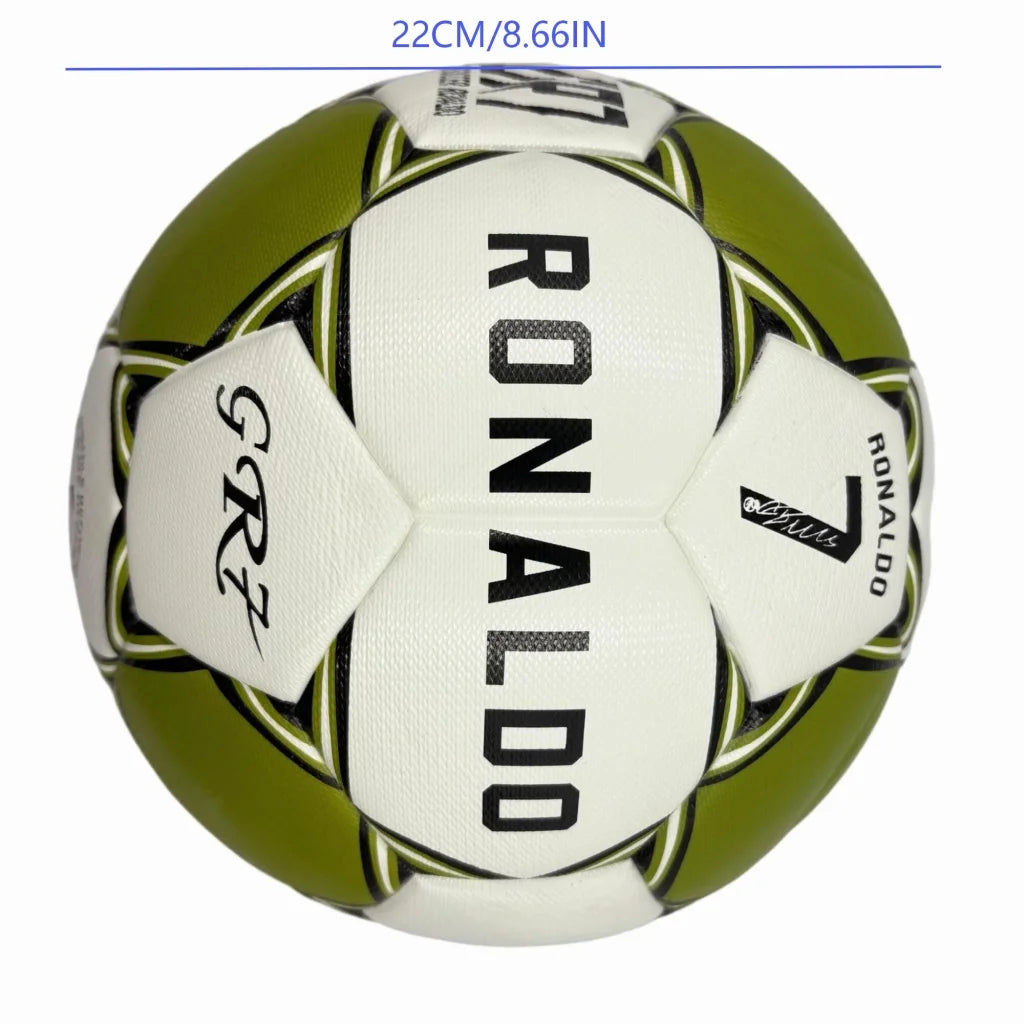 A local gold color matching size5 football PU fitting