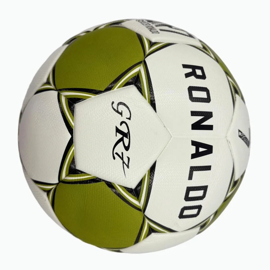 A local gold color matching size5 football PU fitting