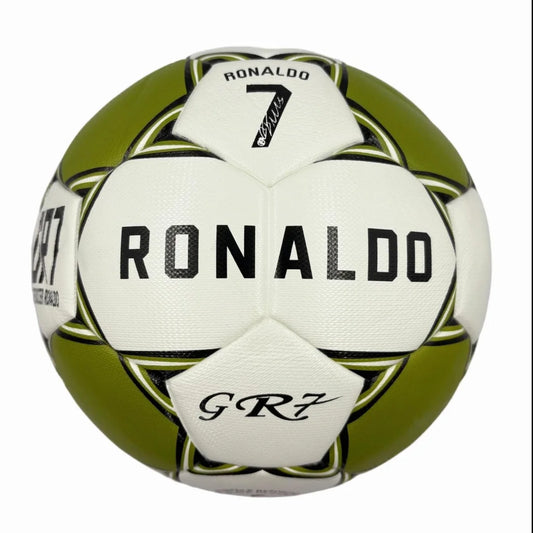 A local gold color matching size5 football PU fitting