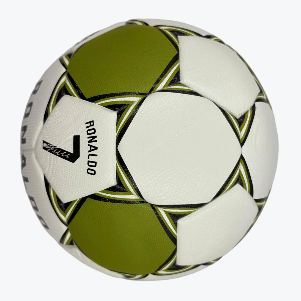 A local gold color matching size5 football PU fitting