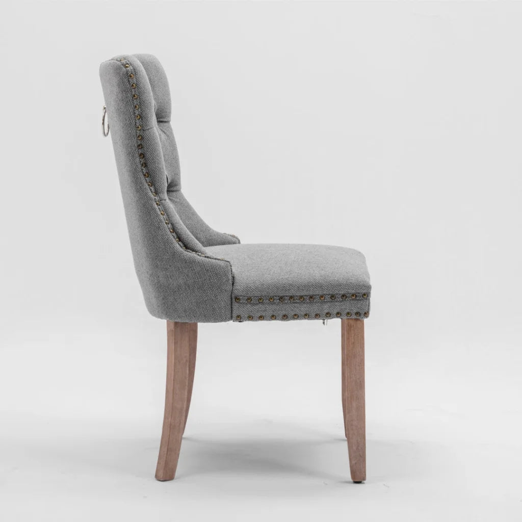 AADEN Modern Elegant Button-Tufted Upholstered Fabric