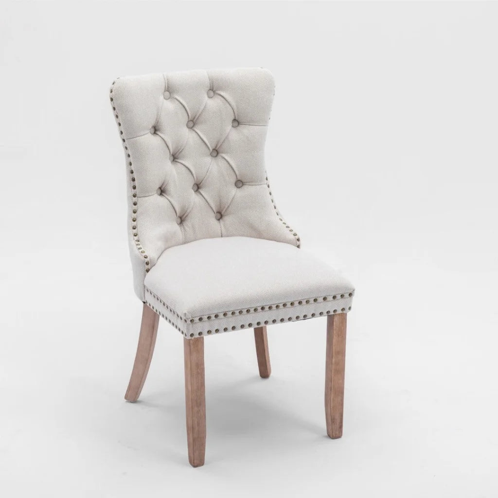 AADEN Modern Elegant Button-Tufted Upholstered Fabric