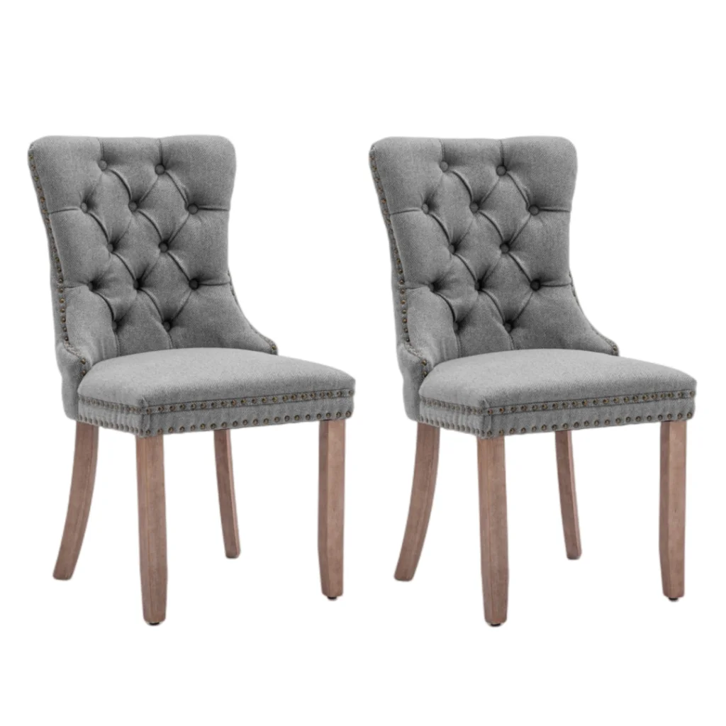 AADEN Modern Elegant Button-Tufted Upholstered Fabric