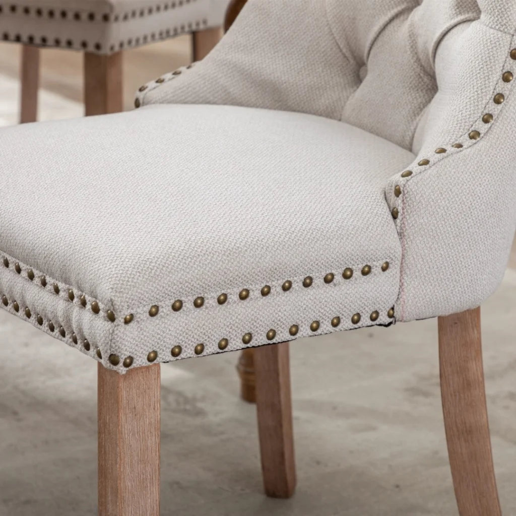 AADEN Modern Elegant Button-Tufted Upholstered Fabric