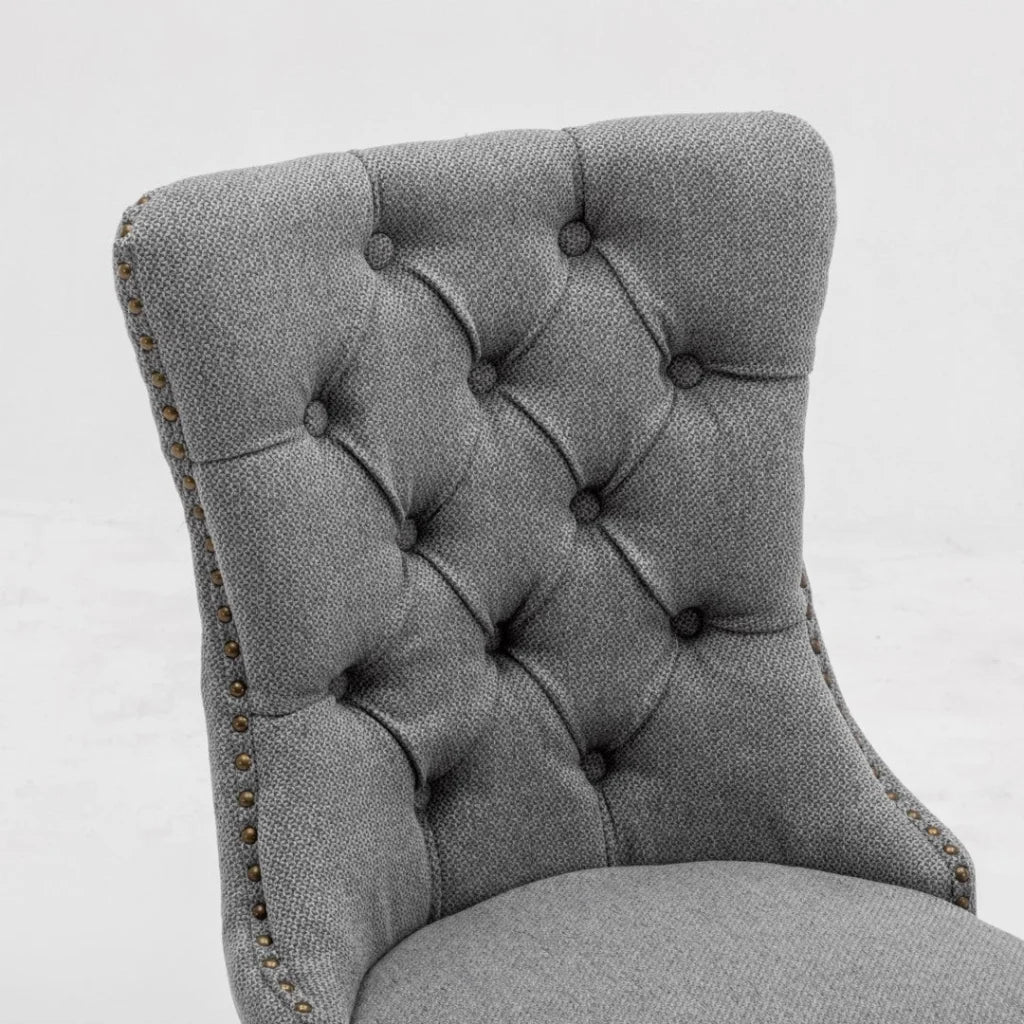 AADEN Modern Elegant Button-Tufted Upholstered Fabric