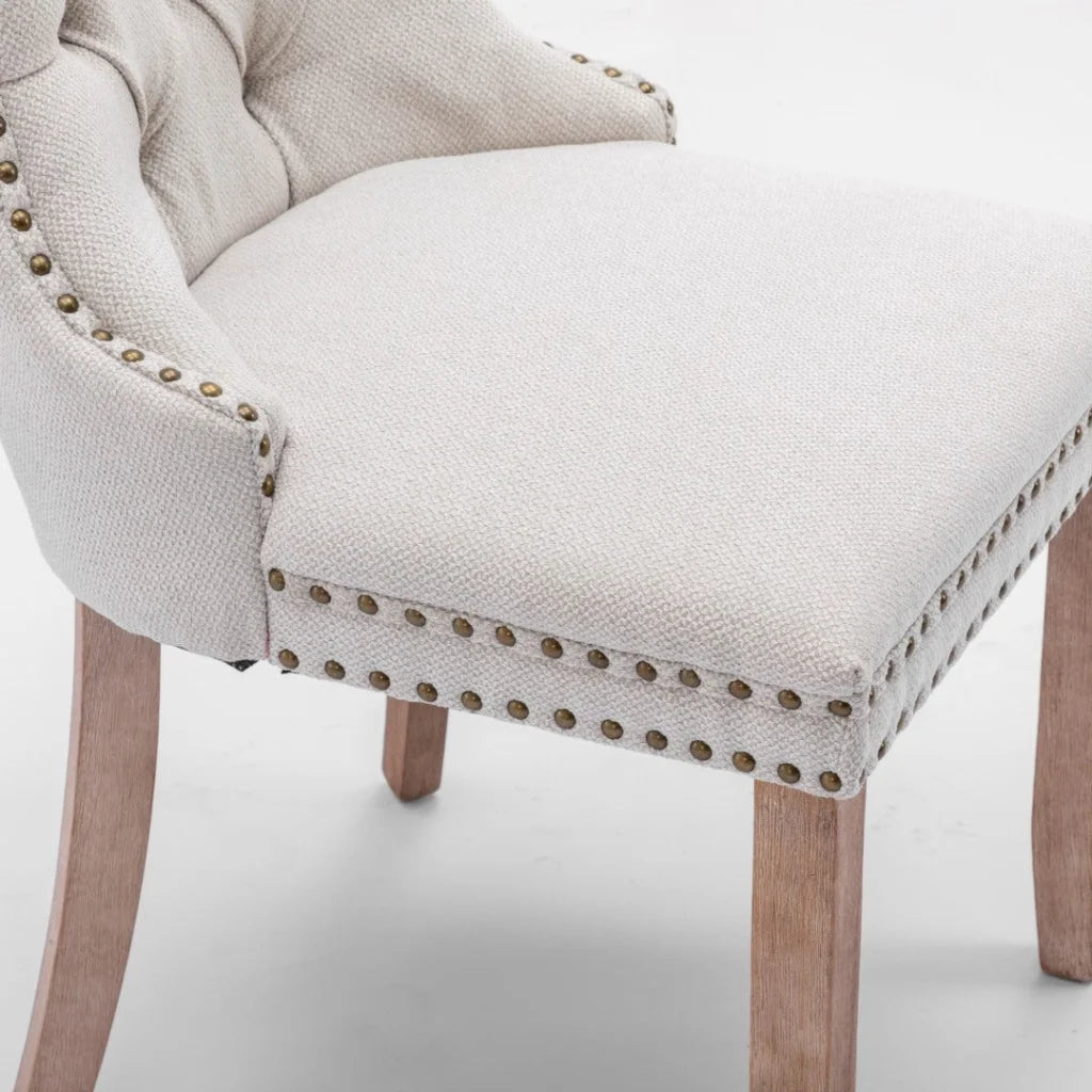 AADEN Modern Elegant Button-Tufted Upholstered Fabric
