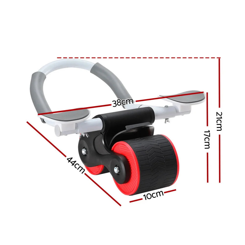 Ab Roller Automatic Rebound Abdominal Wheel with Knee Pad