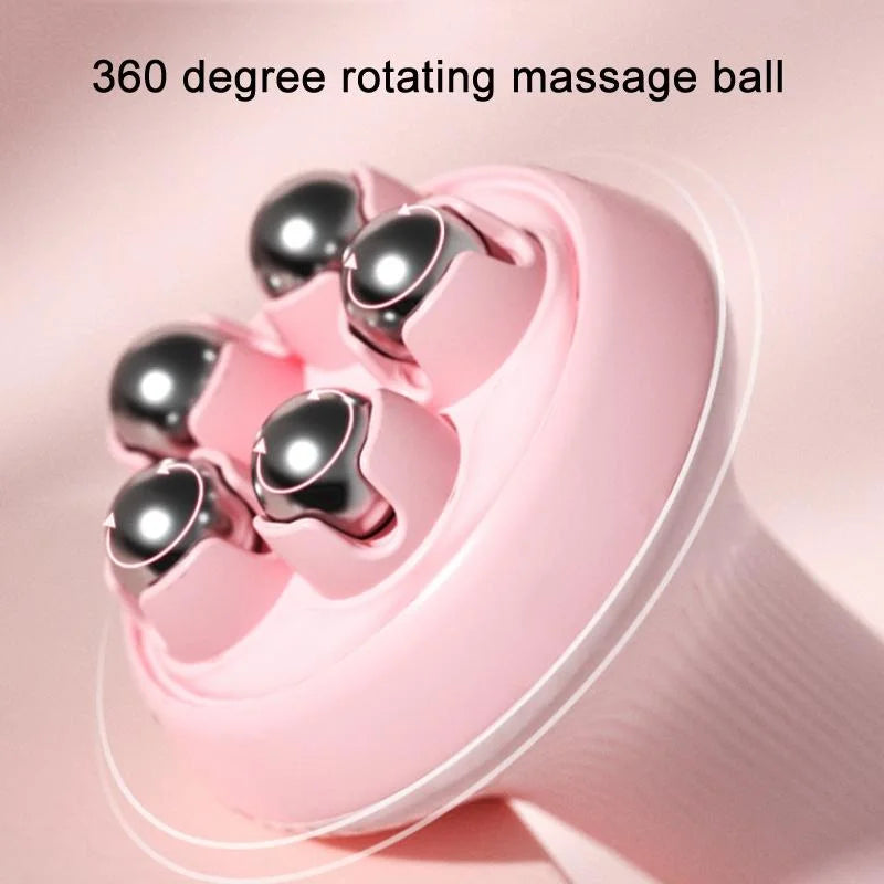 Ab Roller Massager For Inner Leg Muscle Relaxation Pink