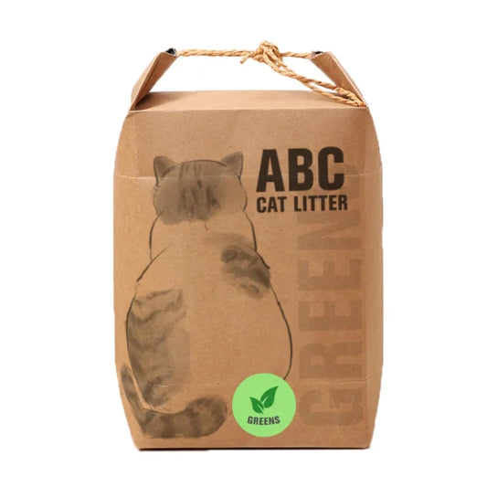 ABC Vegan Cat Litter Greens Scent 4KG x 6 Bags - Pet Care >