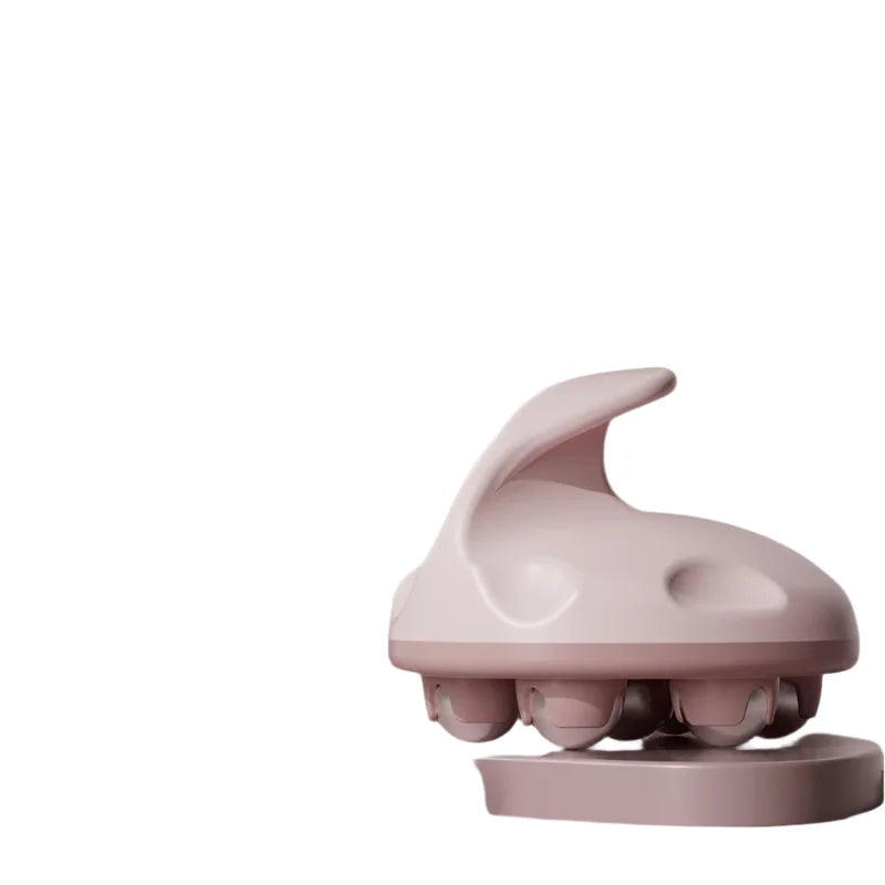 Abdominal Ball Meridian Massager Pink Steel Ball Calf