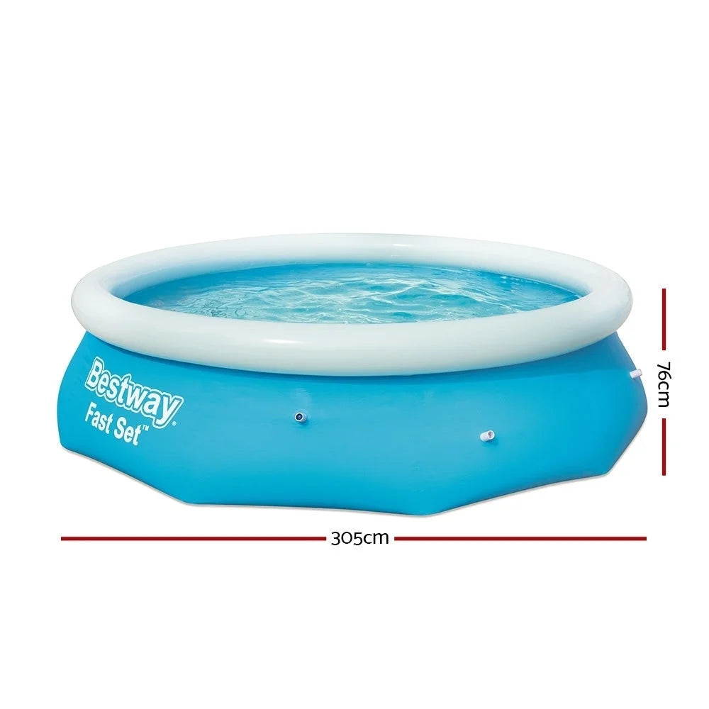 Above Ground Swimming Pool 305x76cm Fast Set Family Pool