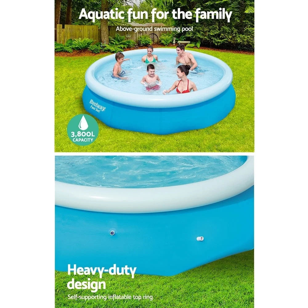 Above Ground Swimming Pool 305x76cm Fast Set Family Pool