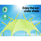 Above Ground Swimming Pool with Mist Shade - Pool &