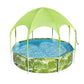 Above Ground Swimming Pool with Mist Shade - Pool &