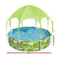 Above Ground Swimming Pool with Mist Shade - Pool &
