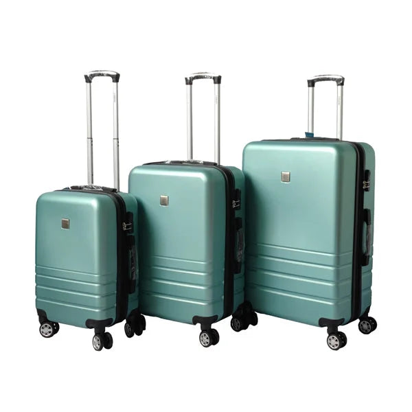 ABS Luggage Suitcase Set Expandable 3 Piece Code Lock