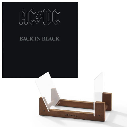 Ac/Dc Back In Black Vinyl Album & Crosley Record Storage