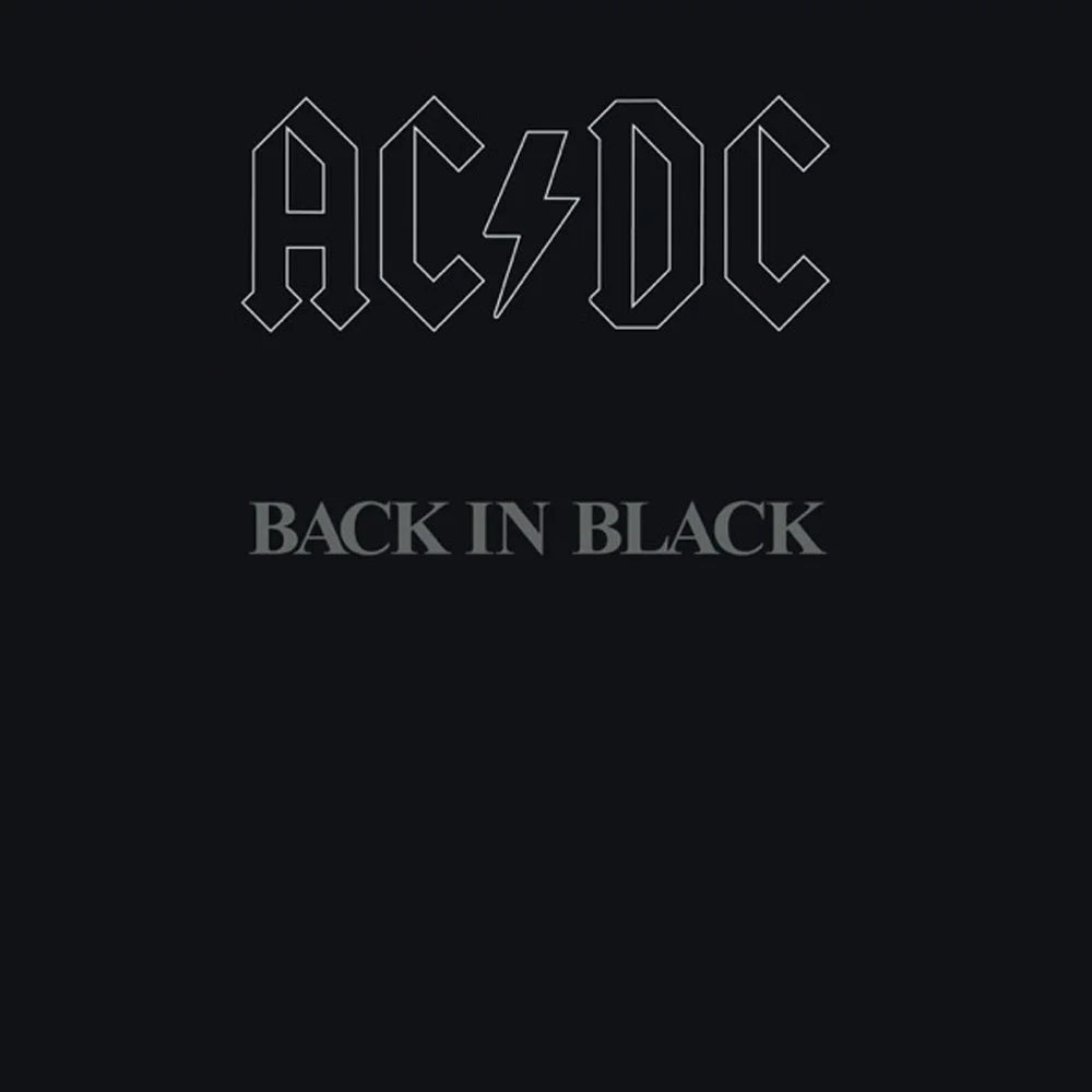 Ac/Dc Back In Black Vinyl Album & Crosley Record Storage