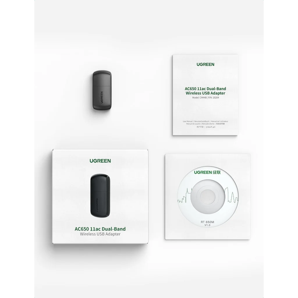 AC650 Dual Band USB WLAN Adapter 20204