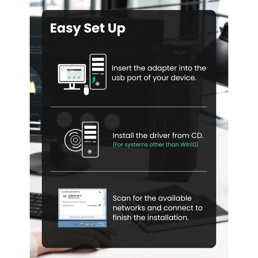 AC650 Dual Band USB WLAN Adapter 20204