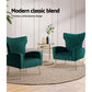 Chair with accent armchair lounge velvet sofa