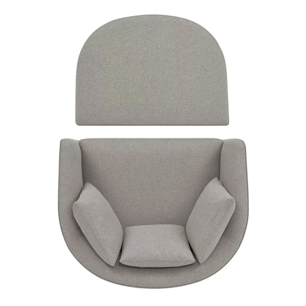 Accent Chair with Storage Ottoman - Furniture > Bar Stools