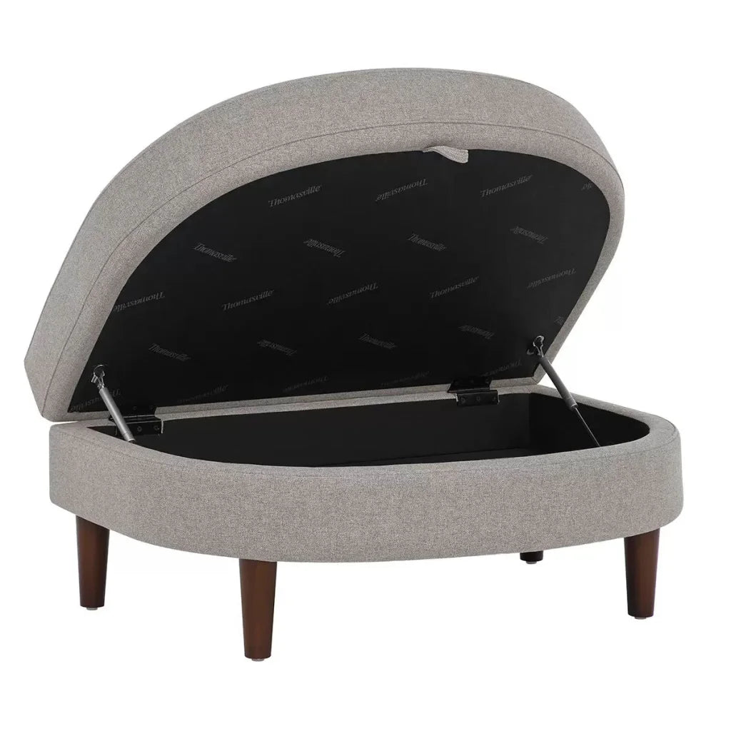 Accent Chair with Storage Ottoman - Furniture > Bar Stools