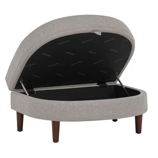 Accent Chair with Storage Ottoman - Furniture > Bar Stools