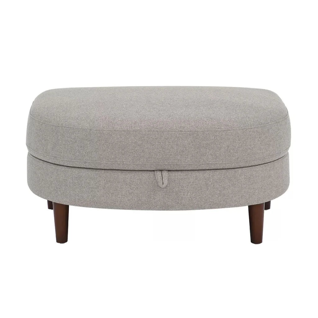 Accent Chair with Storage Ottoman - Furniture > Bar Stools