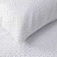 Accessorize Dotty Clip White Jacquard Quilt Cover Set