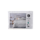 Accessorize Elma White Jacquard Quilt Cover Set - Queen