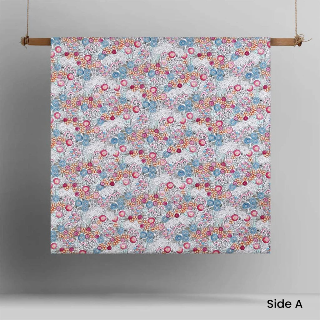 Accessorize Quilt Cover Set Amara Washed Cotton Printed