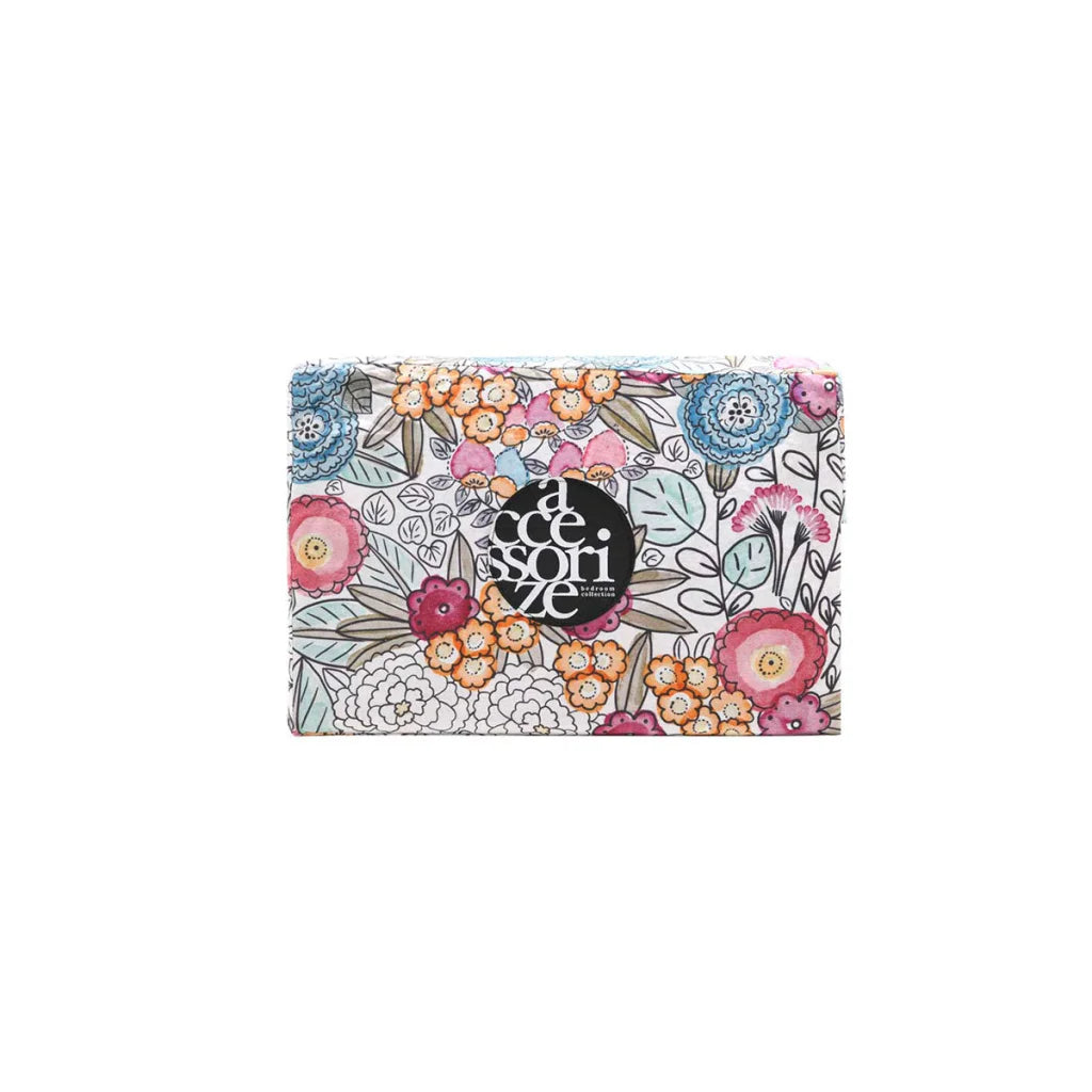 Accessorize Quilt Cover Set Amara Washed Cotton Printed