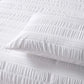 Accessorize Seersucker White Quilt Cover Set - Single